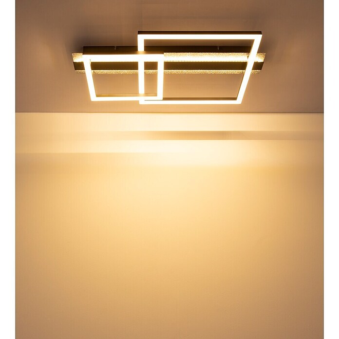 Globo LED stropna svjetiljka Estrada  (30 W, D x Š x V: 560 x 330 x 90 mm, Crna) | BAUHAUS