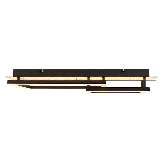 Globo LED stropna svjetiljka Estrada  (30 W, D x Š x V: 560 x 330 x 90 mm, Crna) | BAUHAUS