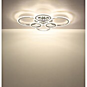 Globo LED stropna svjetiljka Salinas  (48 W, D x Š x V: 780 x 605 x 115 mm, Kromirana) | BAUHAUS