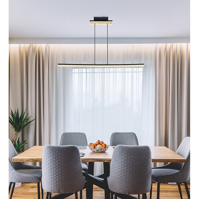 Globo LED viseća svjetiljka Hilton  (32 W, Crna) | BAUHAUS