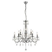 Globo Lámpara de araña William (40 W, Plata, E14) | BAUHAUS