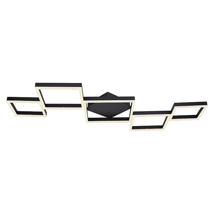 Globo Plafón LED Kurio (58 W, L x An x Al: 120 cm x 60 m x 6 m, Negro, Blanco frío) | BAUHAUS