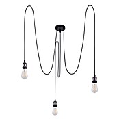 Globo Lámpara para colgar Oliver (Ø x Al: 120 x 1.000 mm, Número de bombillas: 3 ud., Negro) | BAUHAUS