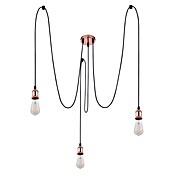 Globo Lámpara para colgar Oliver (Ø x Al: 120 x 1.000 mm, Número de bombillas: 3 ud., Cobre) | BAUHAUS