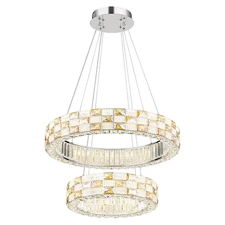 Globo  LED-Pendelleuchte rund Lidia