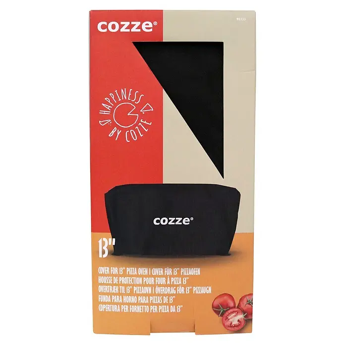 Cozze Grill-Schutzhülle - Passend für: Pizza Ofen 13, Polyester - Schwarze Cozze 13-Zoll Pizzaofenabdeckung.