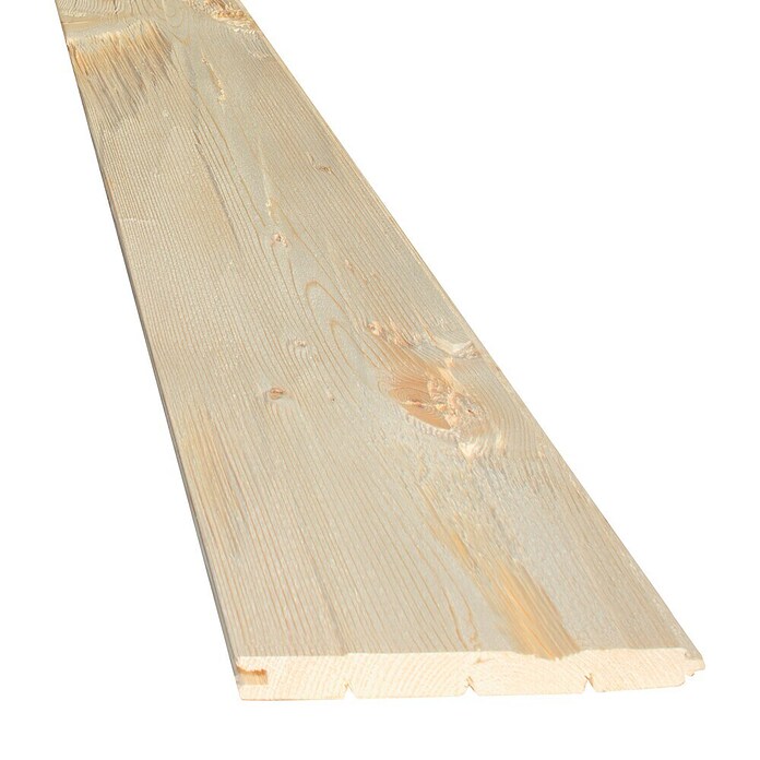 Wandverkleidung Blockwand Fichte (L x B: 249 x 19,6 cm, Hellbraun) | BAUHAUS