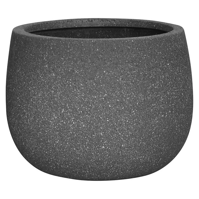 Pflanztopf Monza (Schwarz,  x H: 35 x 27 cm, 1 Stk.) | BAUHAUS