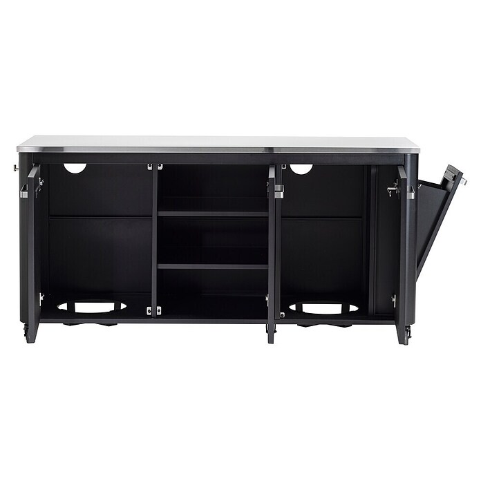Cozze Outdoorküchen-Modul (Schwarz, B x T x H: 180 x 60 x 90 cm) | BAUHAUS