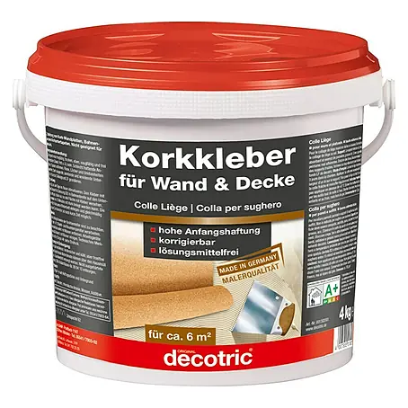 Decotric  Korkkleber für Wand & Decke