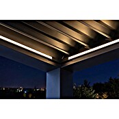 Sunfun Milos Pergola Elektrisch (B x T: 390 x 298 cm, Night-grey, Material Gestell: Aluminium, LED-Beleuchtung) | BAUHAUS