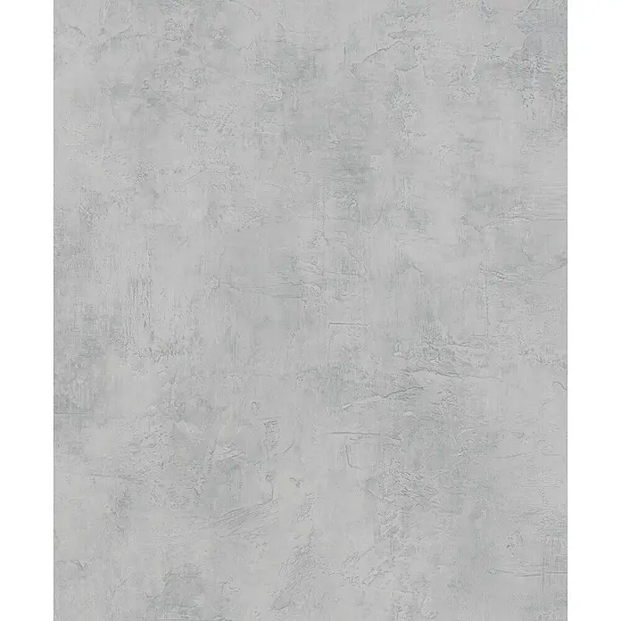 Marburg Loft Superior Vliestapete Struktur I - Steingrau, Sonstiges, 10,05 x 0,53 m - Hellgraue strukturierte Oberfläche mit ungleichmäßigem, putzähnlichem Finish.