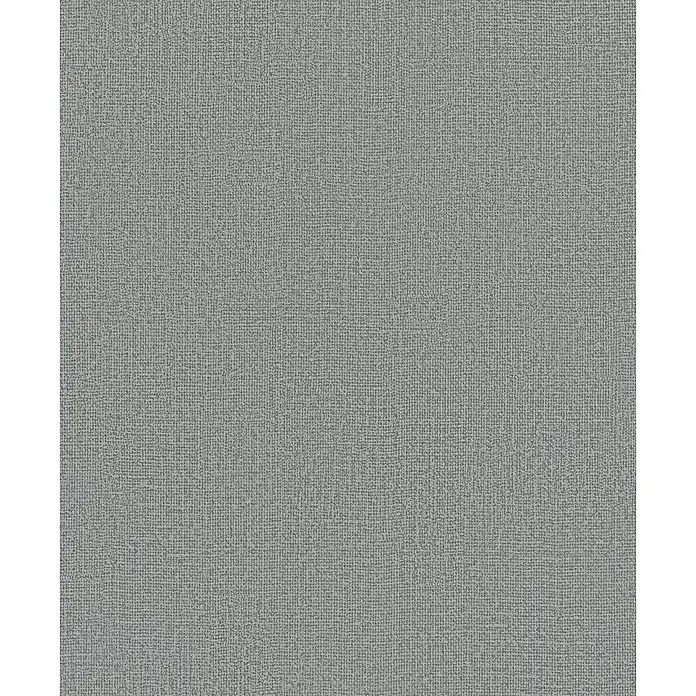 Vliestapete - Anthrazit, Sonstiges, 10,05 x 0,53 m - Graue, strukturierte Oberfläche mit feinem Webmuster.