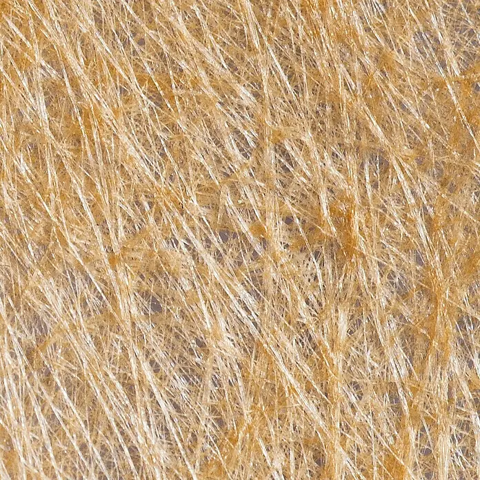 Windhager Sandkastenvlies - L x B: 2 x 2 m - Goldbraune Fasermatte mit verwickelten, durchscheinenden Strängen.