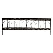 Windhager Beeteinfassung Typ 14 PVC Rattan (L x H: 100 x 35 cm, Anthrazit)