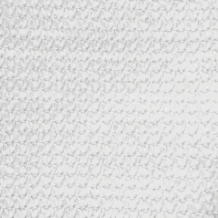 Windhager Sonnensegel Capri - L x B: 5 x 5 m, Weiß, Dreieckig - Weiße geraffte Stofftextur.