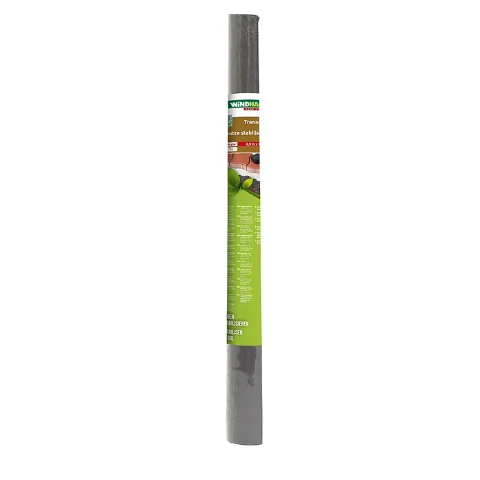 Windhager Trenn- & Filtervlies - L x B: 7 x 0,9 m, Grau - Graue Rolle Windhager Trennvlies, 30 g/m², 0,9 m x 7 m, zur Bodenstabilisierung.
