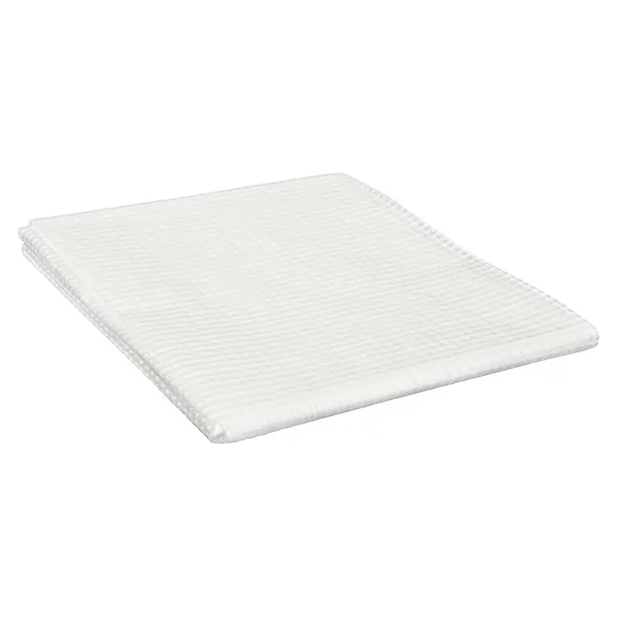 Windhager Gitterfolie Standard - L x B: 3 x 2 m, Weiß - Gefaltetes weißes Waffeltuch.