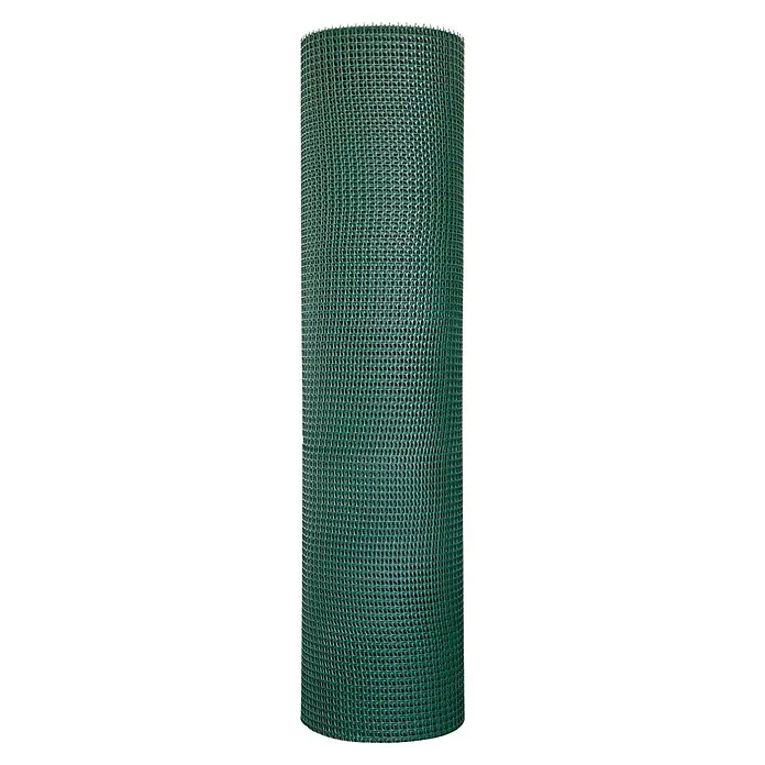 Windhager Drahtgitter - Grün, B x H: 3 x 1 m, Maschenweite: 10 x 10 mm - Rolle aus grünem Kunststoffgeflecht, geeignet für Gartenzäune oder Pflanzenstützen.