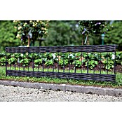 Windhager Beeteinfassung Typ 14 PVC Rattan (L x H: 100 x 35 cm, Anthrazit)