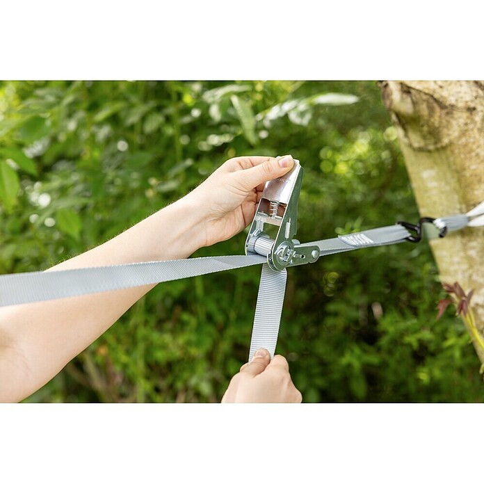 Windhager Napenjalni trak Sun Sail z ragljo  (Primerno za: Sončno jadro) | 6450 - Sonnensegel | ICFA - Sonnenschutz | ICF - Sonnenschutz | IC - Freizeit im Garten | I - Stadtgarten | BAUHAUS