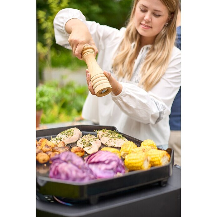 Cozze Plancha-Grill G 500 (Grillfläche (B x T): 53,5 x 41,8 cm, 5 kW, Schwarz) | BAUHAUS