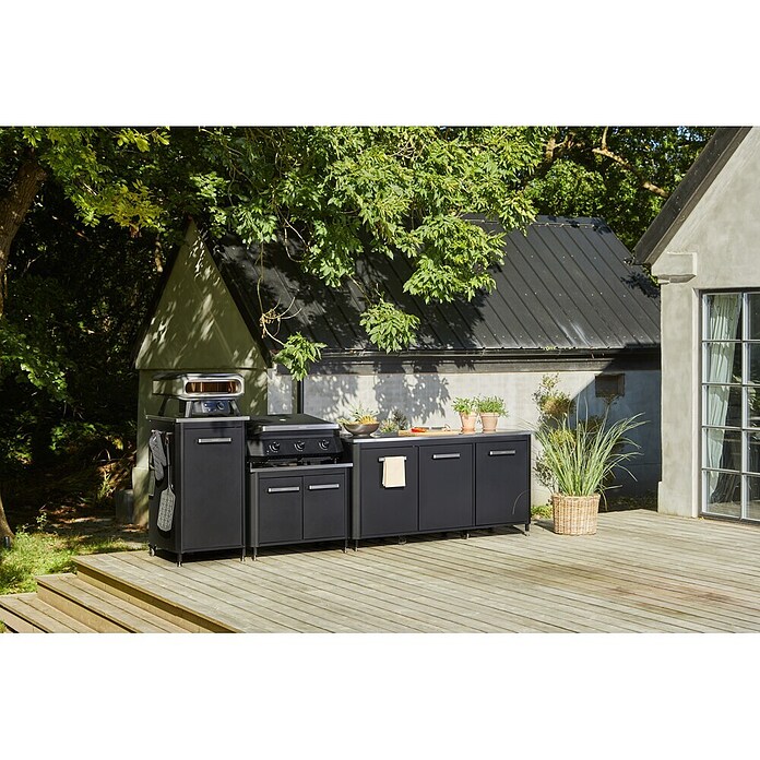 Cozze Plancha-Grill 800 (Grillfläche (B x T): 80 x 50 cm, 7,5 kW, Schwarz) | BAUHAUS