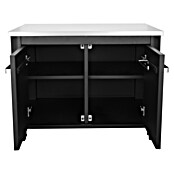 Cozze Outdoorküchen-Modul niedrig (Schwarz/Silber, B x T x H: 93,5 x 67 x 70 cm) | BAUHAUS