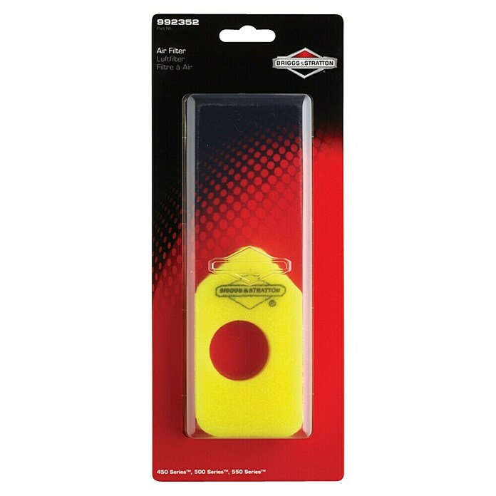 Luchtfilter Briggs & Stratton Classic-series 400/500/550  (1 stk., Passend bij: Briggs & Stratton motoren Classic-series 400/500/550)