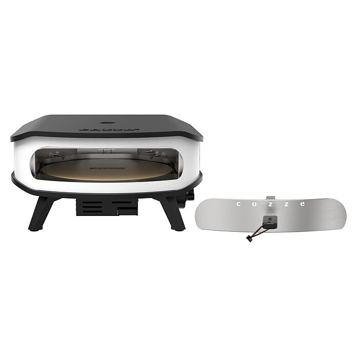 Cozze Pizzaofen mit drehbarem Pizzastein (Durchmesser Grillfläche: 42,5 cm, 6 kW, Weiß/Schwarz, Stahl) | BAUHAUS
