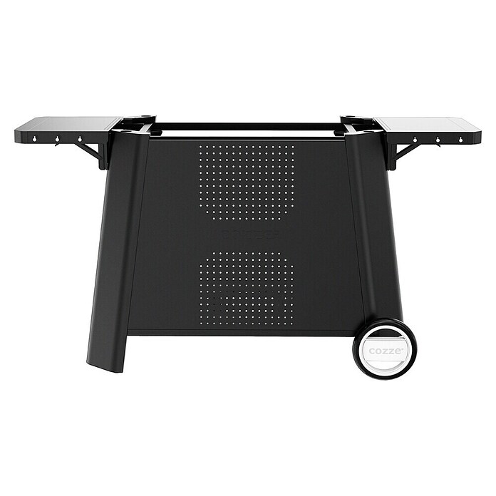 Cozze Rollwagen (B x T x H: 146 x 70 x 74,5 cm, Stahl, Schwarz, Passend für: Cozze Plancha Grill 800) | BAUHAUS