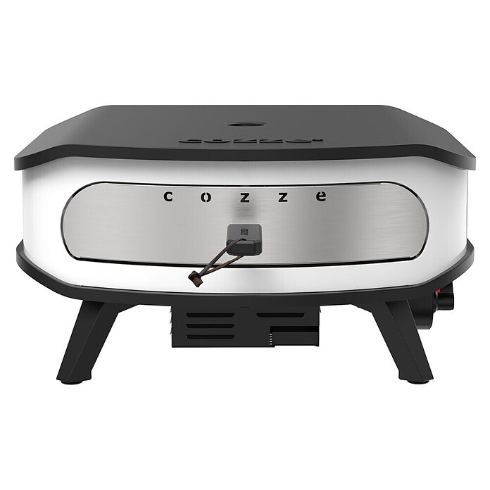 Cozze Pizzaofen mit drehbarem Pizzastein (Durchmesser Grillfläche: 42,5 cm, 6 kW, Weiß/Schwarz, Stahl) | BAUHAUS