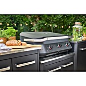 Cozze Outdoorküchen-Modul niedrig (Schwarz/Silber, B x T x H: 93,5 x 67 x 70 cm) | BAUHAUS