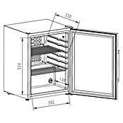 Cozze Kühlschrank (B x T x H: 47 x 49 x 63,8 cm) | BAUHAUS