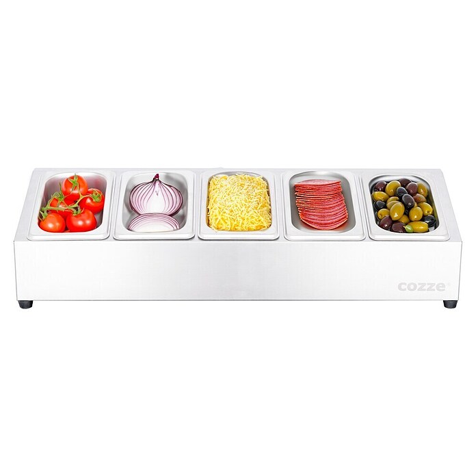 Cozze Toppingstation (Edelstahl, B x T x H: 60 x 20 x 15 cm) | BAUHAUS