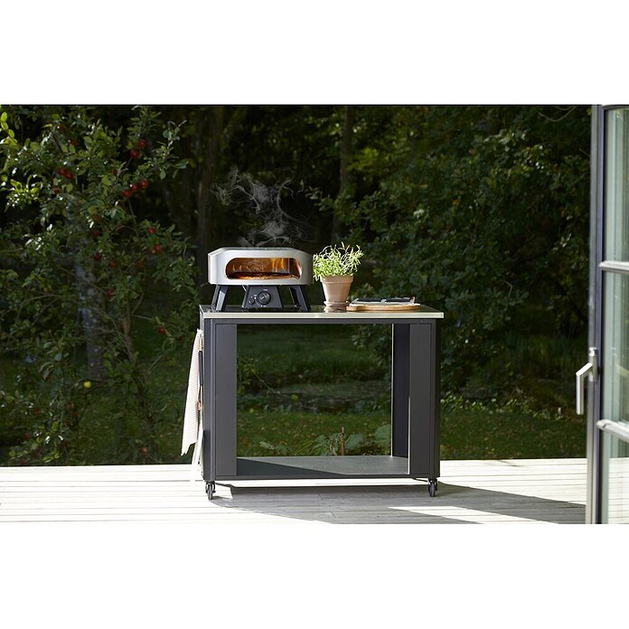 Cozze Outdoorküchen-Modul (Schwarz/Silber, B x T x H: 119 x 60 x 90 cm) | BAUHAUS