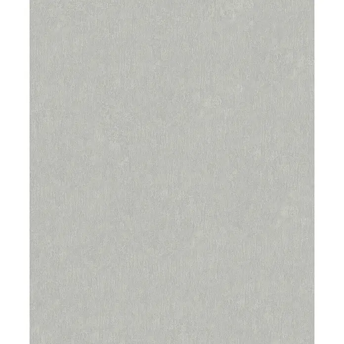 Marburg Ritus Vliestapete Uni I - Grau, Uni, 10,05 x 0,53 m - Hellgraue, dezent texturierte, nahtlose Tapete.