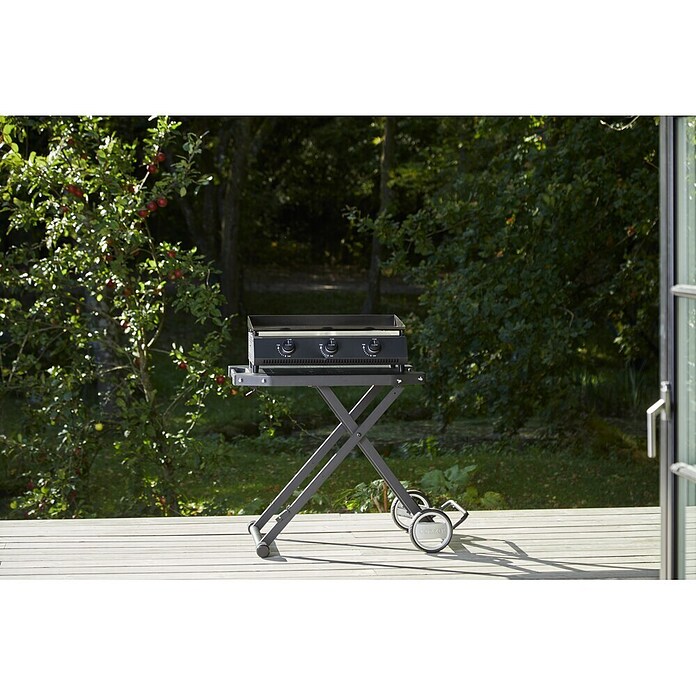 Cozze Plancha-Grill G 700 (Grillfläche (B x T): 66,5 x 35 cm, Anzahl Brenner: 3 Stk., Schwarz) | BAUHAUS