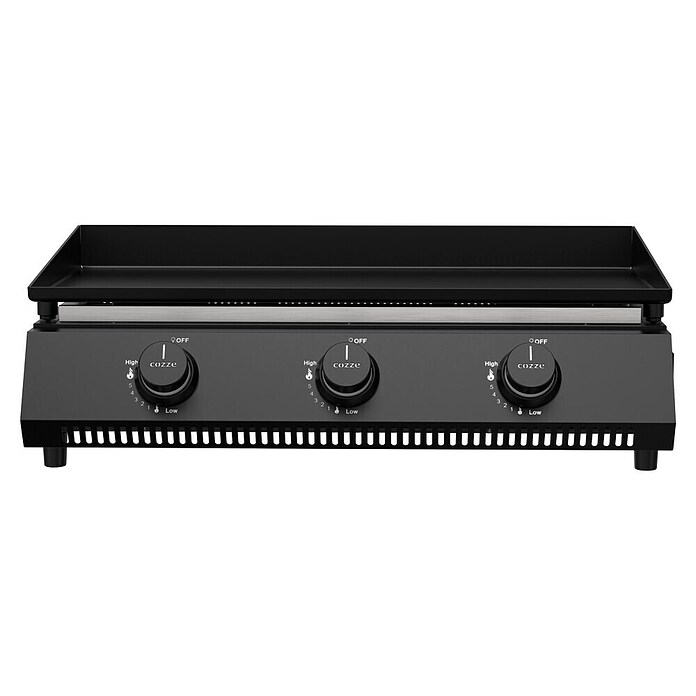 Cozze Plancha-Grill G 700 (Grillfläche (B x T): 66,5 x 35 cm, Anzahl Brenner: 3 Stk., Schwarz) | BAUHAUS