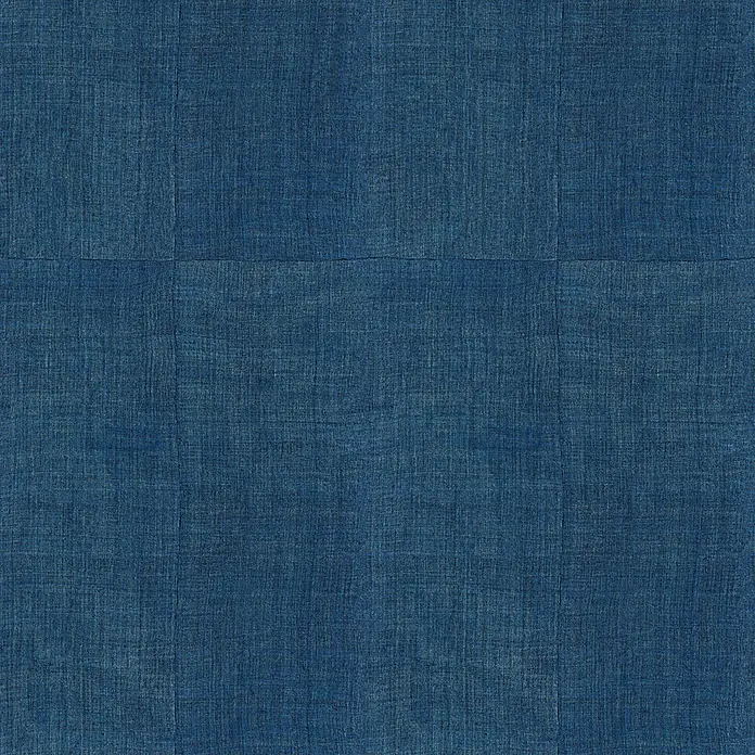 Marburg Smart Art Aspiration Fototapete Struktur I - B x H: 212 x 270 cm, Vlies, Blau - Dunkelblauer Patchwork-Stoff mit leinenartiger Textur.