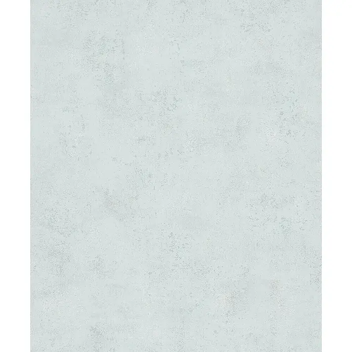 Marburg City Glow Vliestapete Uni - Grau, Uni, 10,05 x 0,53 m - Hellblaugraue melierte Textur.