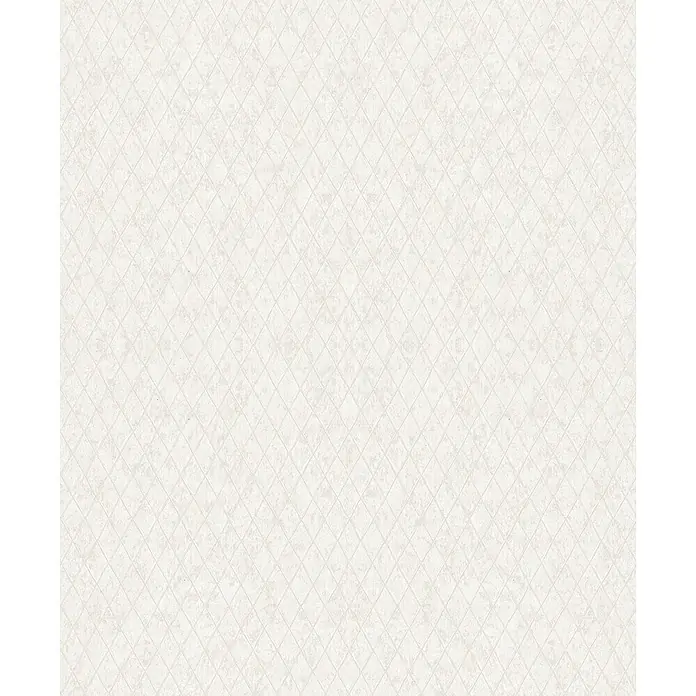 Marburg Ritus Vliestapete Grafik II - Beige, Grafisch, 10,05 x 0,53 m - Helle beige Tapete mit subtilem Rautenmuster.