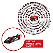 Einhell Professional Power X-Change 18V Amoladora angular de batería Axxio 36/230 Q (18 V, Sin batería, Diámetro disco: 230 mm) | BAUHAUS
