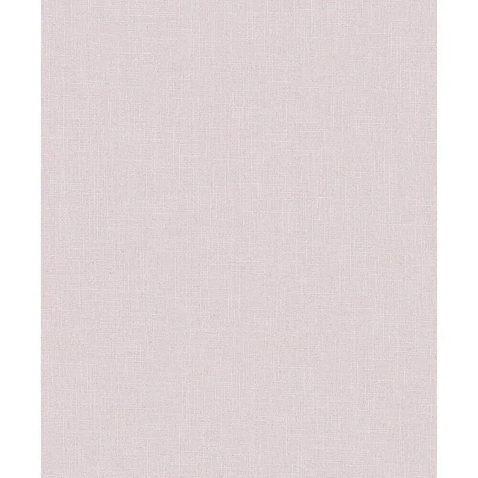 Marburg Boho Vliestapete Uni I - Rosa, Uni, 10,05 x 0,53 m - Hellrosa Stofftextur mit sichtbarem Webmuster.