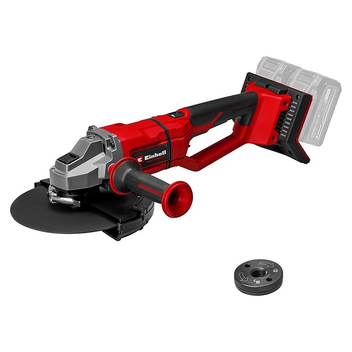 Einhell Professional Power X-Change 18V Amoladora angular de batería Axxio 36/230 Q (18 V, Sin batería, Diámetro disco: 230 mm) | BAUHAUS