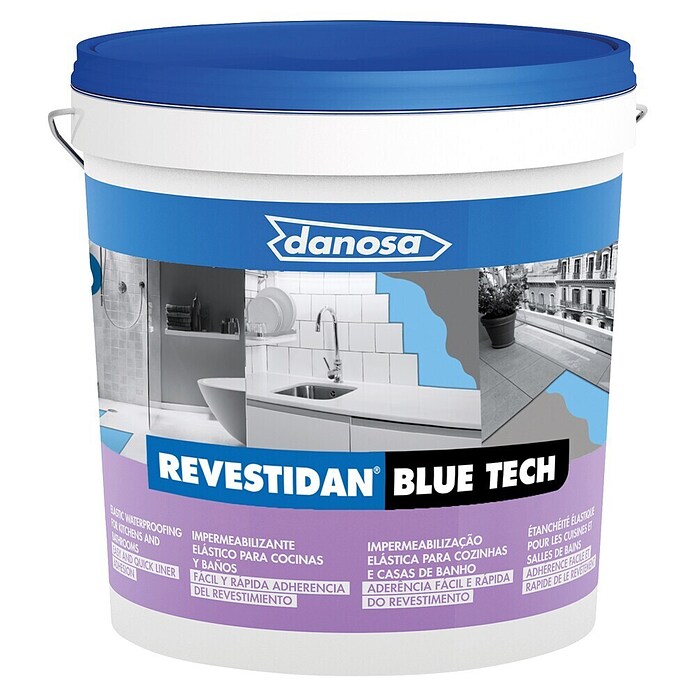 Danosa Impermeabilizante Revestidan Indoor (Azul, 5 kg)