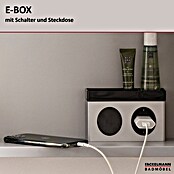 Fackelmann Luxor Spiegelschrank (B x H: 800 x 680 mm, Steinesche Holzoptik) | BAUHAUS