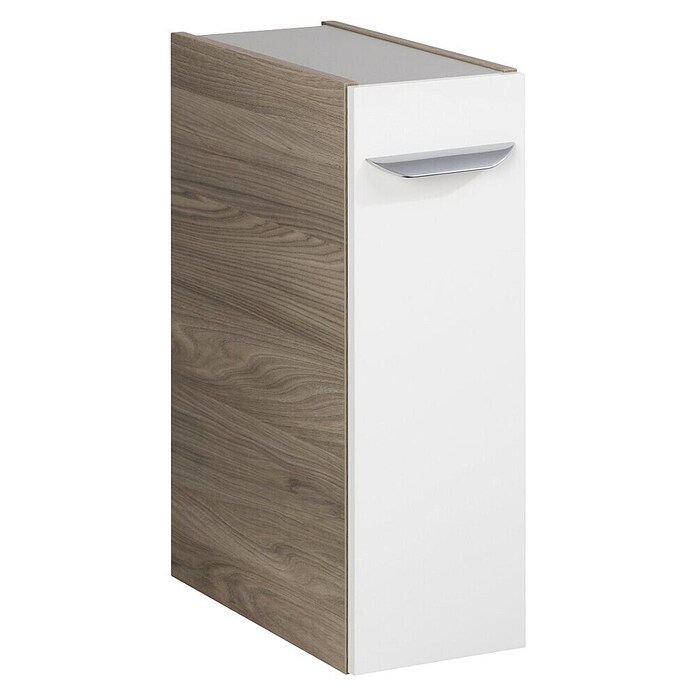 Fackelmann Luxor Unterschrank (B x T x H: 200 x 450 x 603 mm, Steinesche Holzoptik / Weiß, Anschlag: Rechts) | BAUHAUS