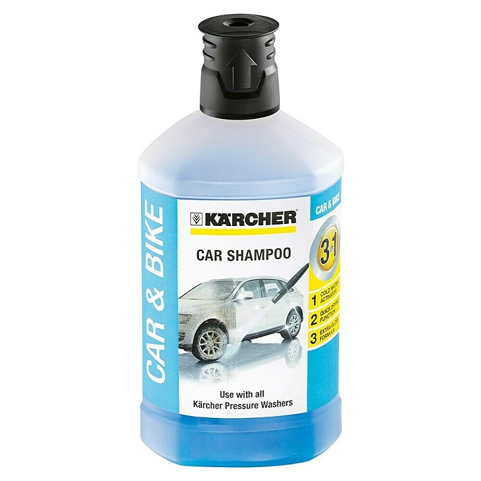 Kärcher Šampon za avto  (1 l) | 2583 - HDR-Zubehör allgem/chemische Reinigungsmittel | BCDE - Zubehör Hochdruckreiniger | BCD - Maschinenzubehör | BC - Maschinenzubehör | B - Werkz/Masch/Maschzubeh/Auto | BAUHAUS