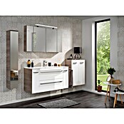 Fackelmann Luxor Unterschrank (B x T x H: 200 x 450 x 603 mm, Steinesche Holzoptik / Weiß, Anschlag: Rechts) | BAUHAUS
